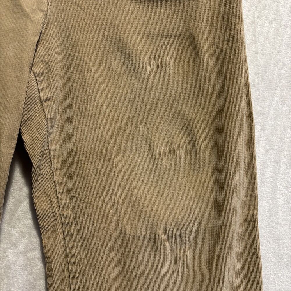 GAP Women’s High Rise Wide-Leg Tan Corduroy Pants Pockets Stretch Women's Size 4 - Picture 5 of 11